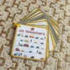 Porte-clés cartes de nomenclature inspiration pédagogie Montessori
