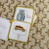 Porte-clés cartes de nomenclature inspiration pédagogie Montessori