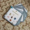 Porte-clés cartes de nomenclature inspiration pédagogie Montessori