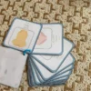Porte-clés cartes de nomenclature inspiration pédagogie Montessori