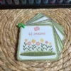 Porte-clés cartes de nomenclature inspiration pédagogie Montessori