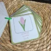 Porte-clés cartes de nomenclature inspiration pédagogie Montessori