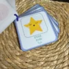 Porte-clés cartes de nomenclature inspiration pédagogie Montessori