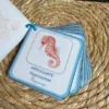 Porte-clés cartes de nomenclature inspiration pédagogie Montessori