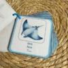 Porte-clés cartes de nomenclature inspiration pédagogie Montessori