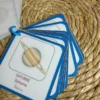 Porte-clés cartes de nomenclature inspiration pédagogie Montessori
