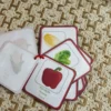Porte-clés cartes de nomenclature inspiration pédagogie Montessori