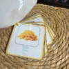 Porte-clés cartes de nomenclature inspiration pédagogie Montessori