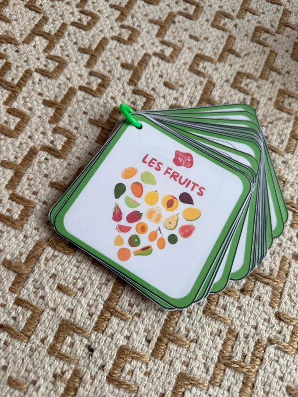Porte-clés cartes de nomenclature inspiration pédagogie Montessori