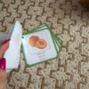Porte-clés cartes de nomenclature inspiration pédagogie Montessori