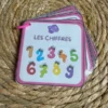 Porte-clés cartes de nomenclature inspiration pédagogie Montessori