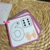 Porte-clés cartes de nomenclature inspiration pédagogie Montessori