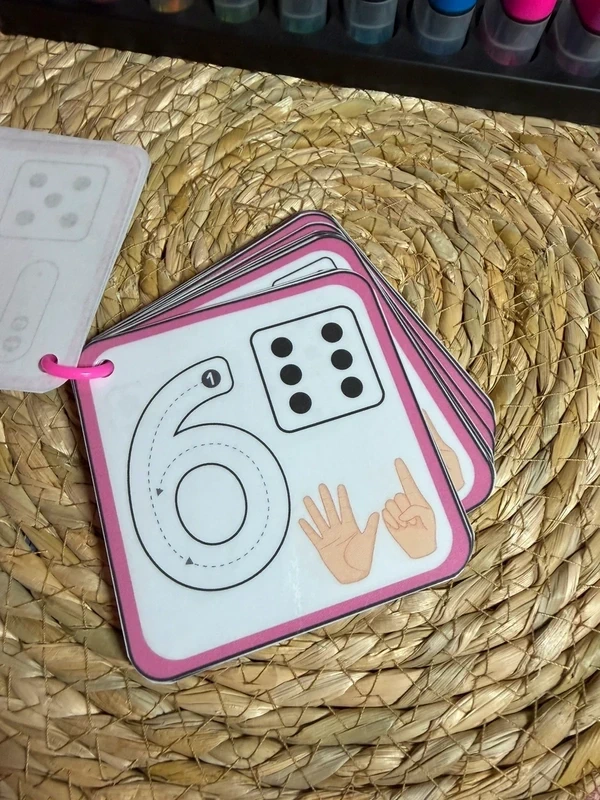 Porte-clés cartes de nomenclature inspiration pédagogie Montessori