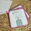 Porte-clés cartes de nomenclature inspiration pédagogie Montessori