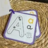 Porte-clés cartes de nomenclature inspiration pédagogie Montessori