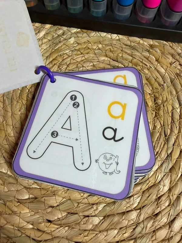 Porte-clés cartes de nomenclature inspiration pédagogie Montessori