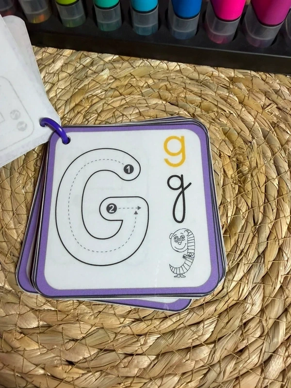 Porte-clés cartes de nomenclature inspiration pédagogie Montessori