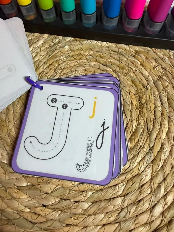 Porte-clés cartes de nomenclature inspiration pédagogie Montessori