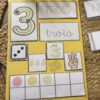 Jeu d'association des chiffres et quantités