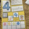 Jeu d'association des chiffres et quantités