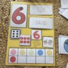 Jeu d'association des chiffres et quantités