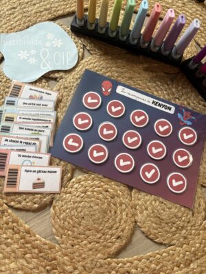 Tableau de récompenses avec tickets