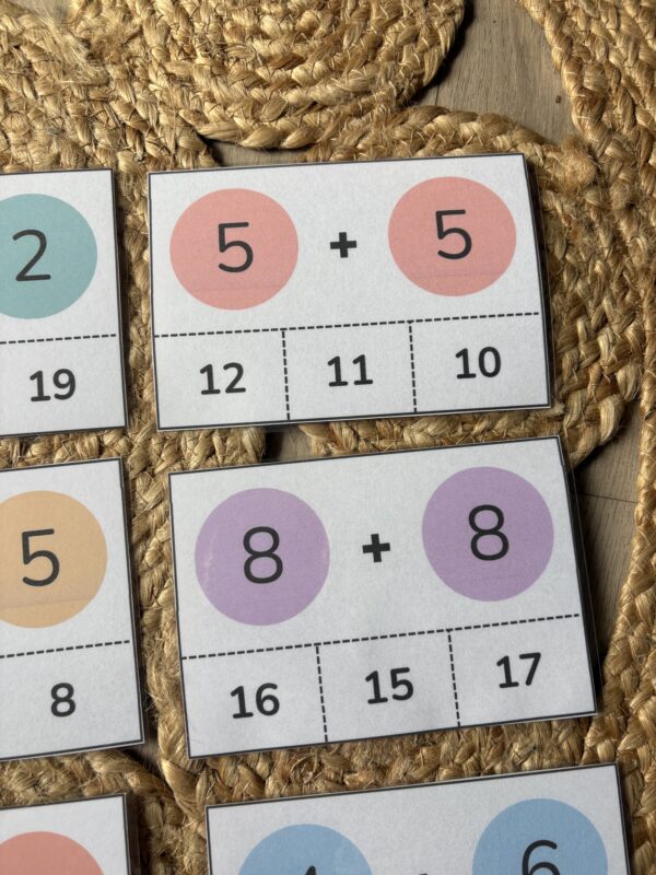 Cartes calculs additions