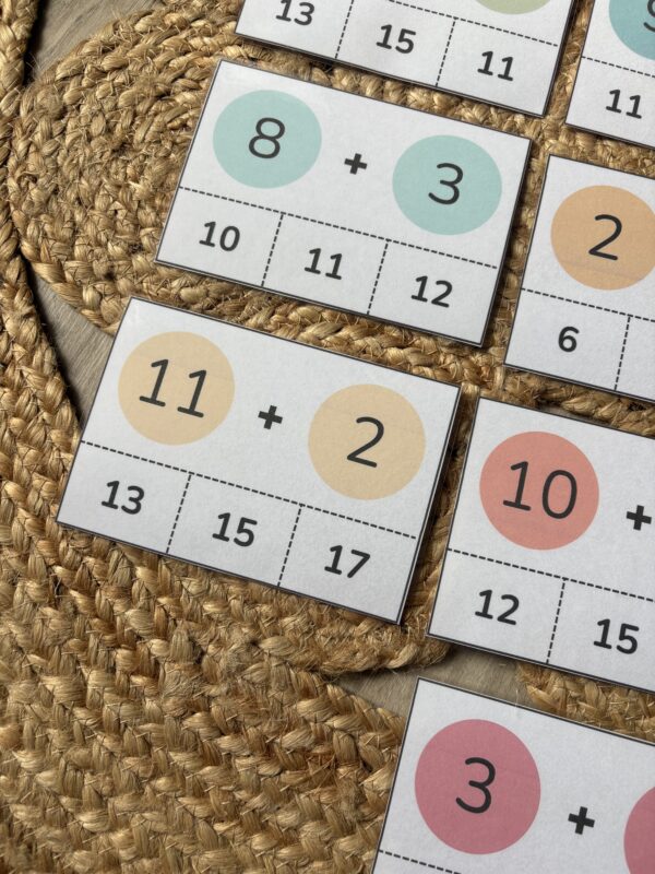 Cartes calculs additions