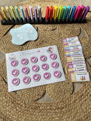 Tableau de récompenses avec tickets