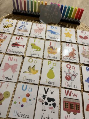 Cartes éducatives alphabet