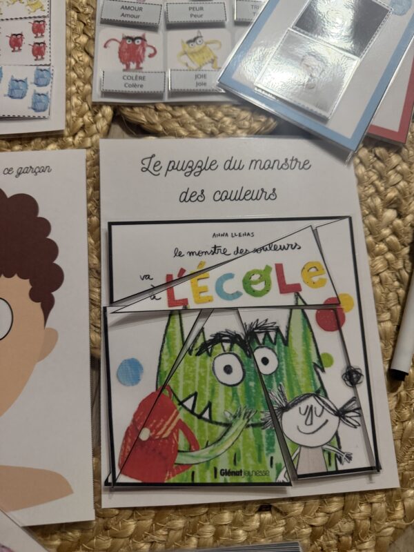 Kit activités le monstre des émotions