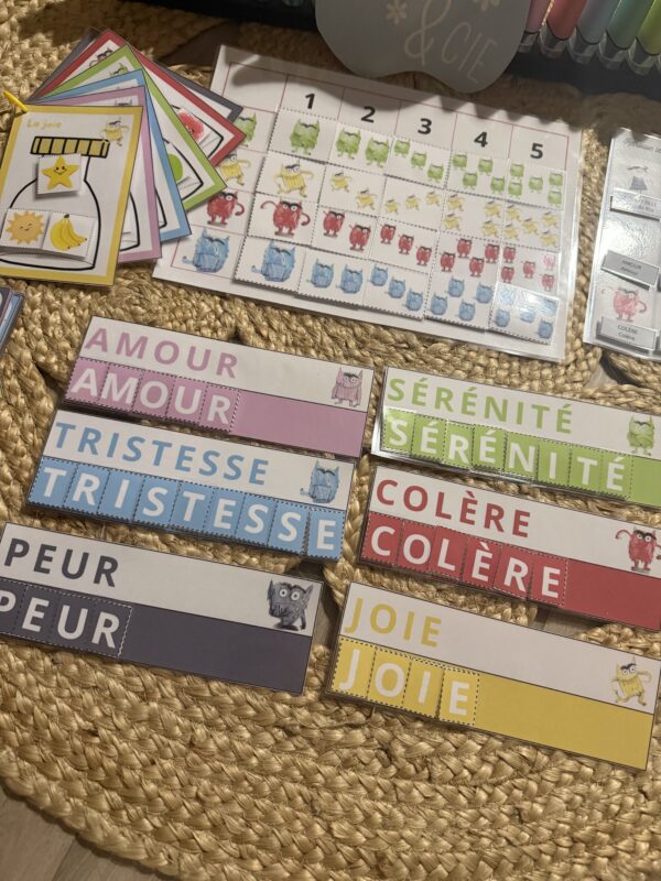 Kit activités le monstre des émotions