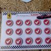 Tableau de récompenses avec tickets