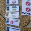 Tableau de récompenses avec tickets