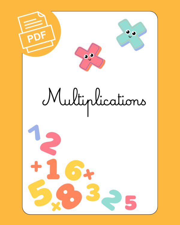 Mémo multiplications PDF