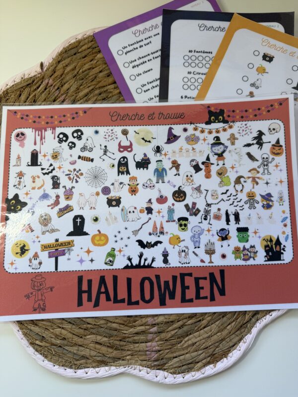 Cherche et trouve Halloween